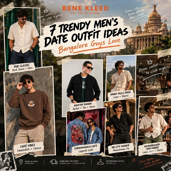 7 Trendy Men's Date Outfit Ideas Bangalore Guys Love