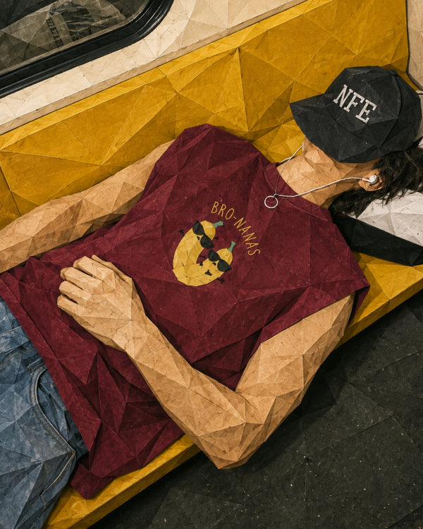 Men Maroon Relaxed Embroidered Sleeveless T-Shirt