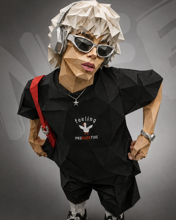Men Black Regular Embroidered Half Sleeves T-Shirt