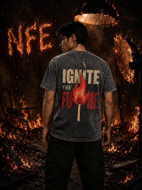 Men Black Graphic Regular Half Sleeves T-Shirt