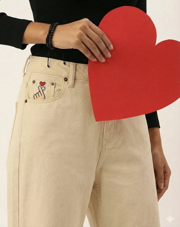 Women Black Straight Fit High Rise Denim Jeans
