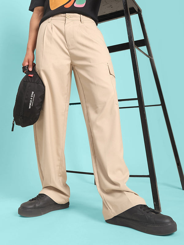 Men Relaxed Cargo Trousers