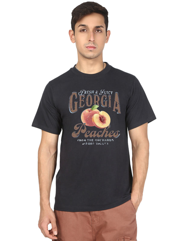 Men Regular Fit Grahic print T Shirt