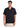 Men Navy Blue Textured Resort Collar Shirt