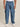 Men Blue Baggy-Fit Solid Cargo Jeans