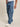 Men Blue Baggy-Fit Solid Cargo Jeans