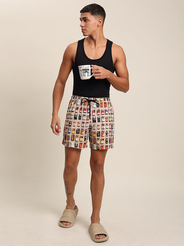 Men Slim Shorts