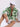 Men Green and White Abstract Print Linen Slim Fit Shirt