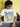 Men White Printed Oversized T-Shirt