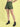 Women Light Green Regular-Fit Solid Cargo Shorts