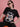 Woment's Balck Oversize Graphic Printed T Shirt