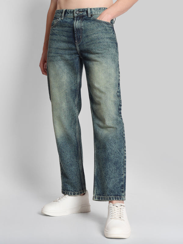 Men Relaxed Heavy Fade Jeans