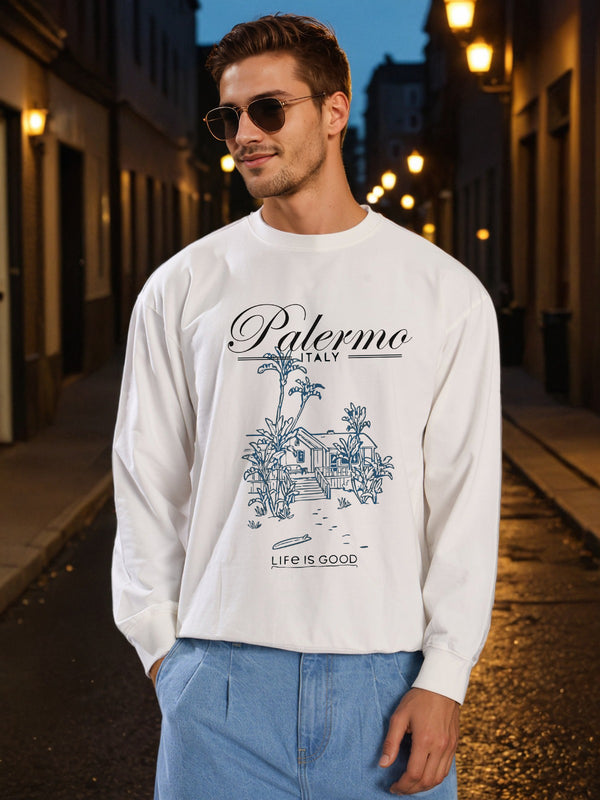 Men Relaxed Sweatshirt