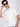Men White Solid Cotton T Shirt