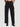 Women Black Straight Fit  Cargos Trousers with Side detachble Loop hanging