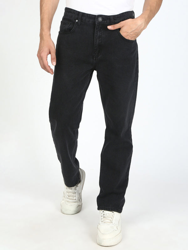Men Charcoal Regular Fit Jeans