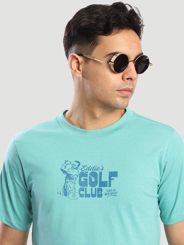 Men Regular Fit Grahic print T Shirt