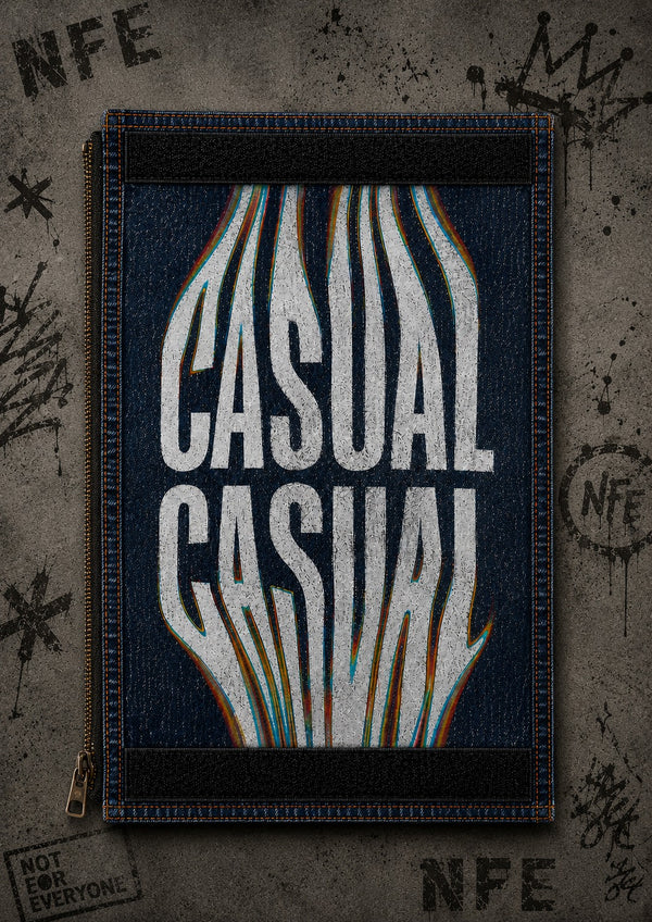 Mood Switch Oversized Detachable Casual Typography Graphic Patch