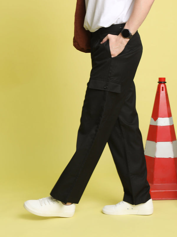 Men Relaxed Cargo Trousers