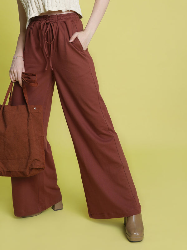 Women Solid Trousers