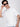 Men White Solid Cotton T-Shirt