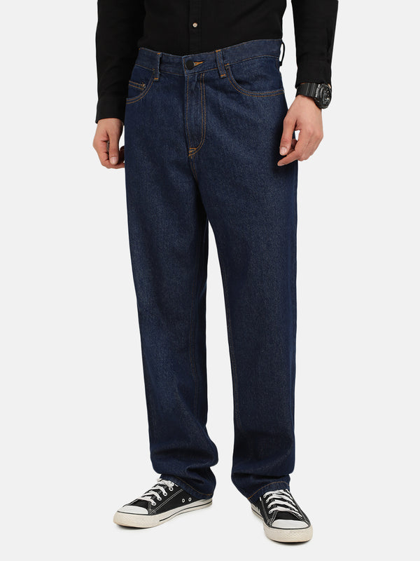 Men Rinse Straight Jeans