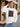 Men Crew Neck Drop Shoulder Graphic Printed Off White Sweatshirt