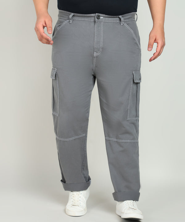 Men Slim Cargo Trousers