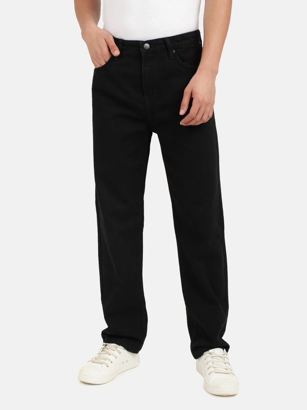 Men Black Relaxed Jeans