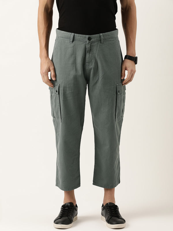 Men Loose Cargo Trousers