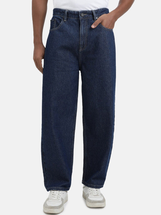 Men Rinse Baggy Jeans