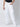Men White Straight Cargo Jeans