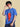 Men Blue Graphic Print Oversize T Shirt
