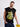 Men Black Sleeveless Graphic Oversized T Shirt