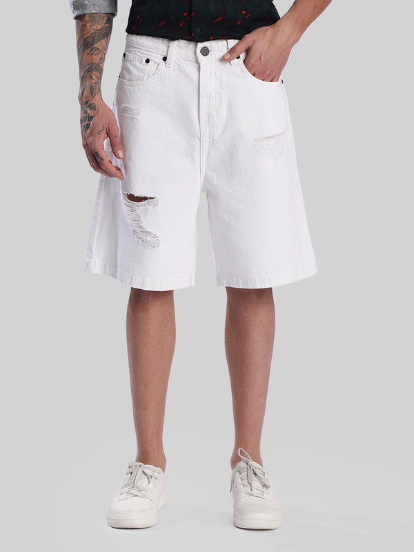 Men Distressed Shorts