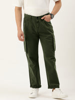 Men Relaxed Cargo Trousers