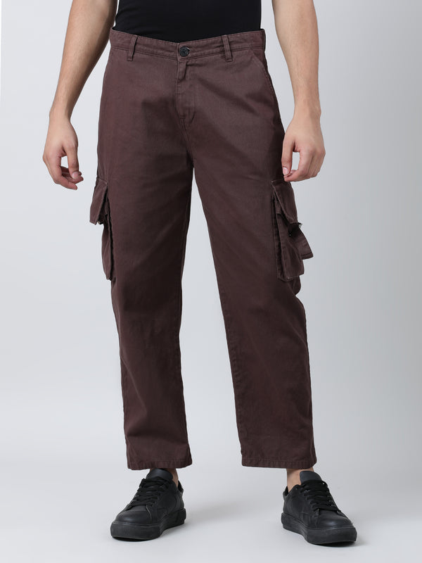 Men Loose Cargo Trousers