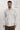 Men White and Grey Floral Printed Slub TextureShirt