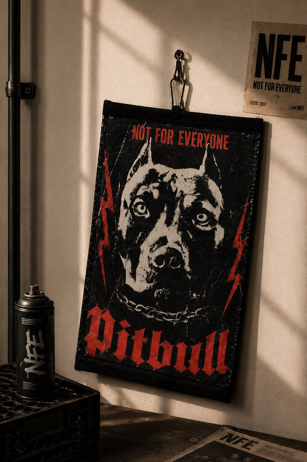 Mood Switch Relaxed Detachable Pitbull Graphic Patch