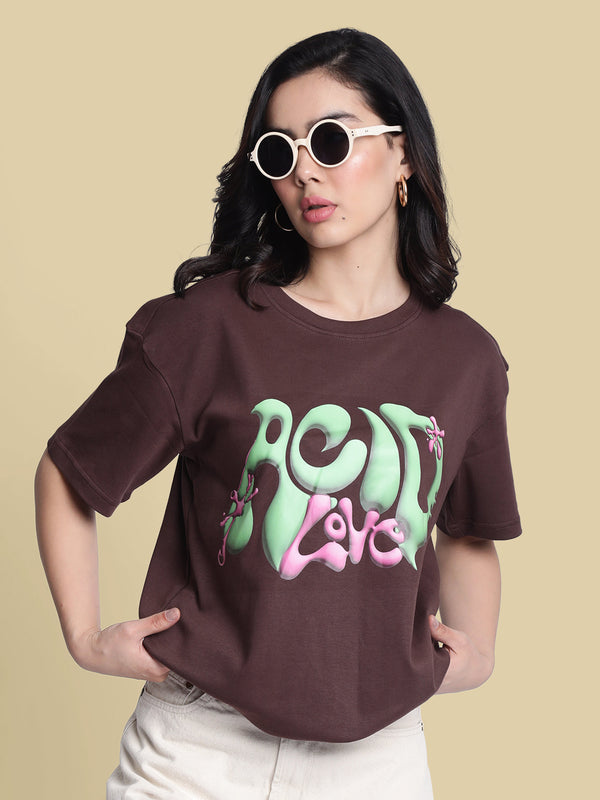 Women Brown T-Shirt