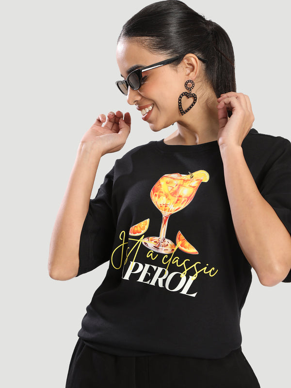 Women Half Sleeve T-Shirt With Graphics