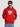 Men Relax fit Graphic Printed Kangaroo Pocket  Red Hoodie
