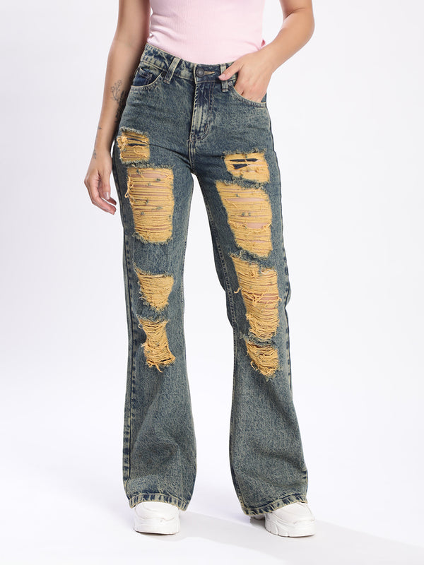 Women Distressed Trousers