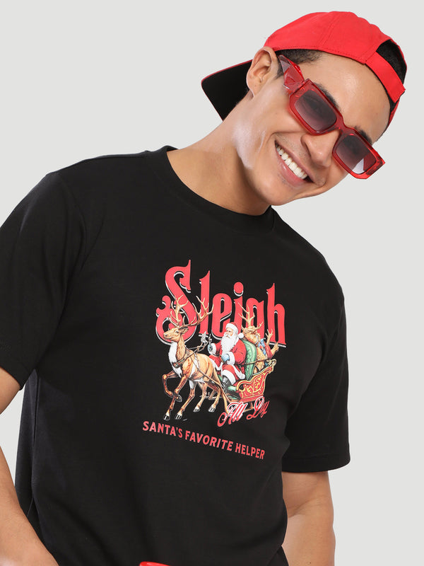 Men Graphic Cotton Oversize Tshirt