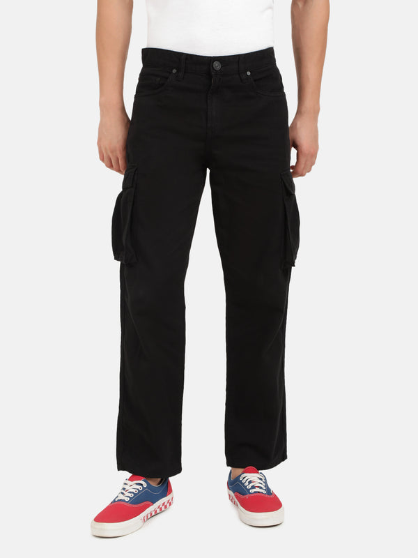 Men Relaxed Cargo Trousers