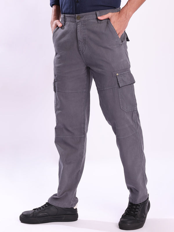 Men Relaxed Cargo Trousers