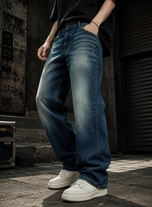 Men Relaxed Denim Trouser