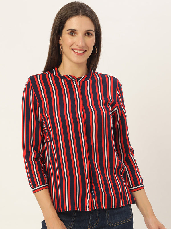 Women's Red Navy Shirts