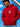 Men Relaxed Red Embroidered Hoodie Sweatshirt