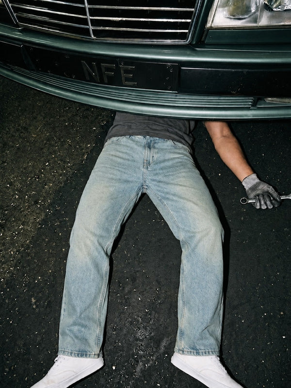 Mens Denim Trouser Basic Along With Coin Pocket